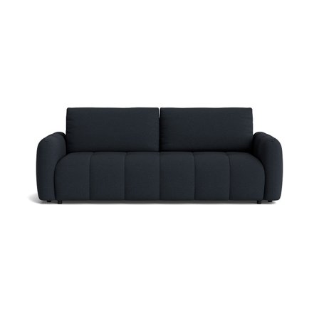 Toscana 3 personers sovesofa m/opbevaring - Loop Mørkeblå - Udtrækkelig seng - 239x107x90cm - Praktisk sovesofa med magasin
