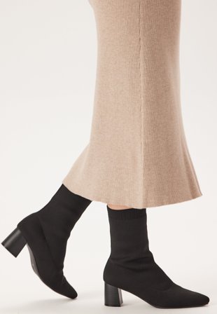 BUBBLEROOM - Knitted Ankle Boot - 40