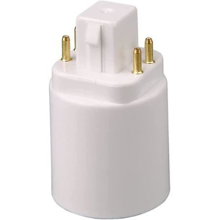 2023 Led Light Lamp Adapter Gx24q-e27 Lamphållare Socket Converter