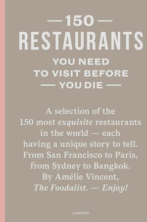 New Mags - Coffee Table Book - 150 Restaurants - Grå - Coffee table books - Fra Homeroom