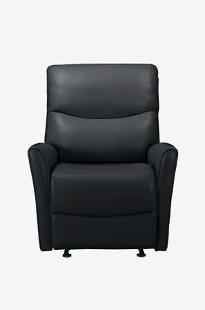 Loft24 - Chesley Fåtölj Manuel PU - Svart - Fåtöljer - Från Homeroom