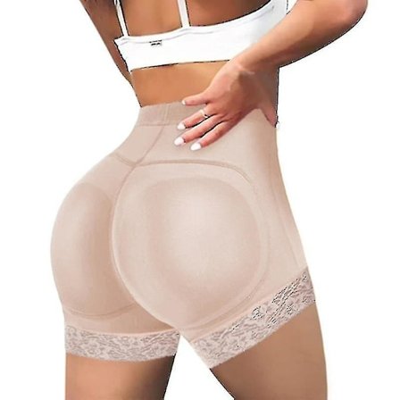Kvinnor Body Shaper Vadderad Trosor med Buttlyft Höftförstärkare Falsk Rumpa Formande Underkläder Push Up Shorts