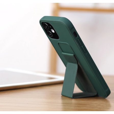 Handrem Metall stativfodral för iphone 14 grön