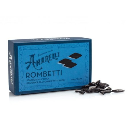 Rombetti Liquirizia Dura Aromatizzata All'Anice 100g Scatoletta