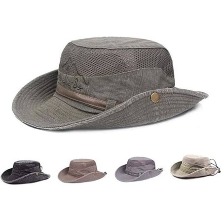 Aurinkolippalakki UV-suojalla, ämpärihattu, rantahattu, safarihattu, taitettava kalastushattu, hengittävällä verkolla ja säädettävällä leukaremmi