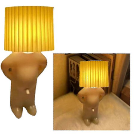 Sjenert Mann Lampe, Rampete Gutt Kreativ Bordlampe En Liten Bord Sjenert Mann Lampe Ba Juni 6.1