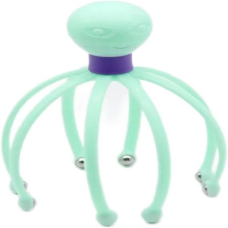 Blæksprutte Hovedmassageapparat Kløende Hovedmassagekam Kløende Hovedbundsmassager