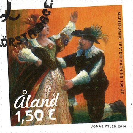 Åland - Teaterforening - Stemplet sæt