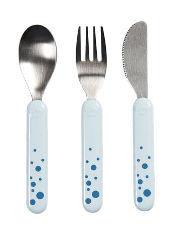 Bestiksæt Contour Blå/Guld Home Meal Time Cutlery Blå D By Deer