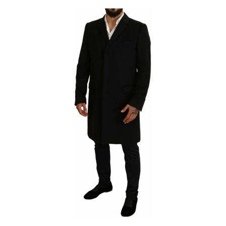 Dolce & Gabbana Single-Breasted Jass , Grijs , Heren , Maat: 2XL Jassen