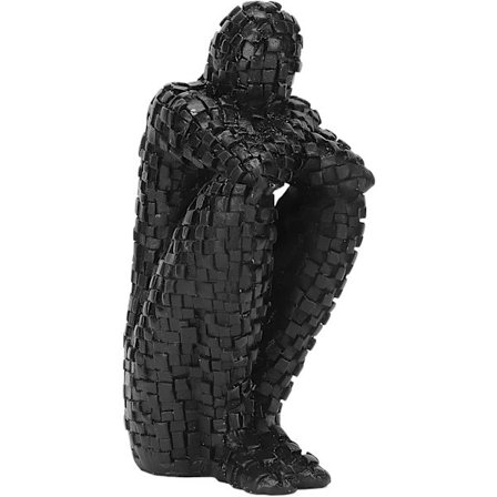 Abstrakti hahmo patsas, moderni mosaiikki abstrakti veistokset hartsi Ab