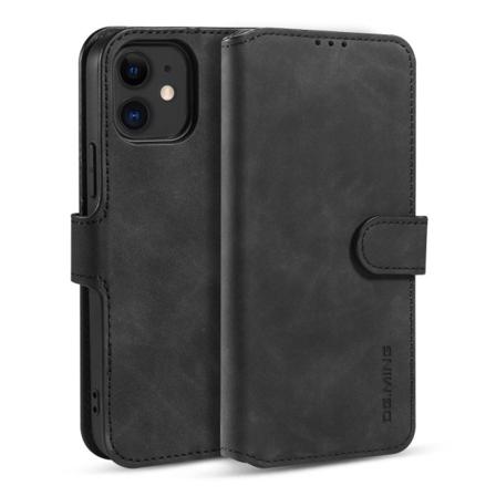 Iphone 12 Mini - Dg.ming Retro Fodral - Svart Black Svart