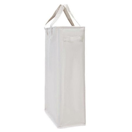 Klesvaskkurv med Håndtak Smal Sammenleggbar Kleskurv Tynn Kleskurv Skittentøy Sammenleggbar