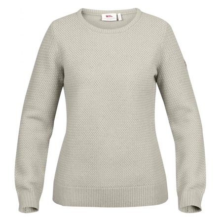 Fjällräven Women's Övik Structure Sweater Women long-sleeved sweaters Grey XS