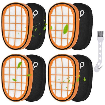 4-paknings filtre for SpeedPro Max Aqua håndholdt støvsuger FC6812 FC6813 FC6822 FC5005/01 Erstatning