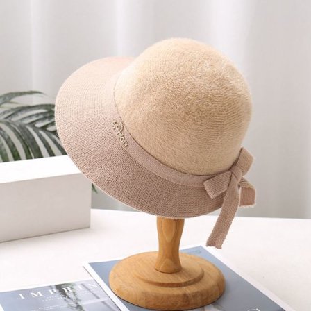Casual Basin Hat Dome Hat BEIGE