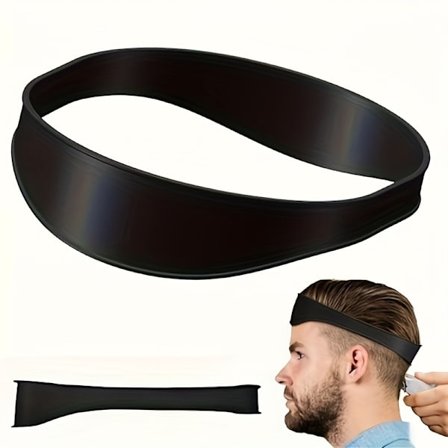 DIY Herre Hår Trimmer Lineal Hals Guide Hårklipninger Buet Hovedbånd Styler Lineal Professionelt Hår Styling Værktøj
