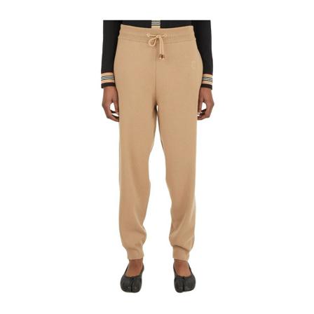 Burberry, Josee Knit Track Pants Beżowy, Kobieta, Rozmiar: S