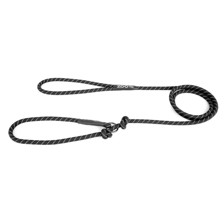 Selected by ZOO - Retrieverbånd Rufus tau Φ8 mm x 160 cm Svart - Hund - Halsbånd - ZOO.no