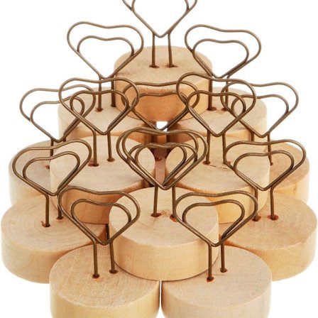 Træ bordkortholder til fotos i form af et stativ til bryllupper, KLB