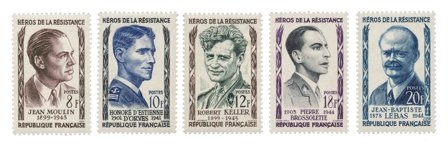 Frankrig 1957 - YT 1100-1104 - Ubrugt