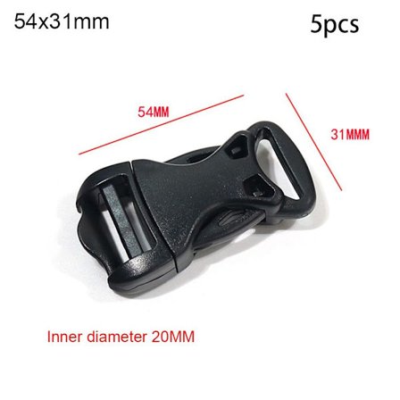 5 stk Sidefrigjøringsspenner Buet spenne 54X31MM