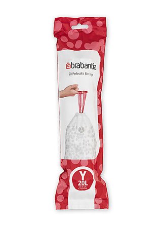 BRABANTIA Avfallspose PerfectFit Y 20stk 20l