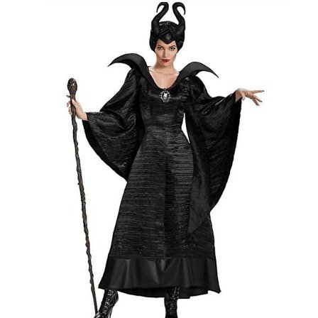 Kvinder Maleficent Onde Dronning Cosplay Kostume Fest Halloween Udklædning
