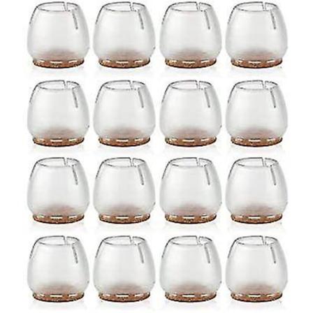 16-pack Silikonstolsfötter 25-29 Mm Runda Fötter