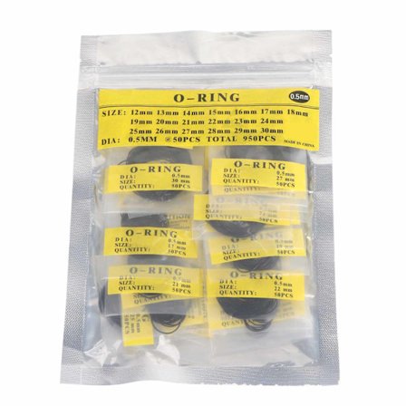 Urpakningssett for klokker, vanntette gummiskiver for klokker med rund og ikke-rund form, erstatnings O-ringer tetningsskiver for klokker