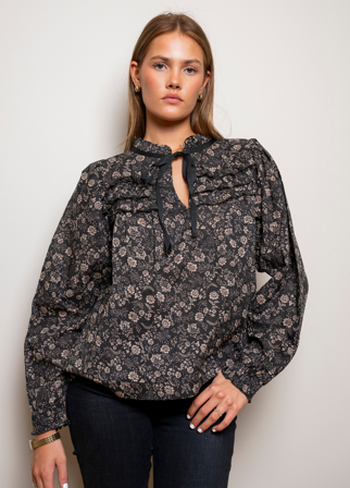 Yuvi Top Beige Botanic Beige Botanic / XL