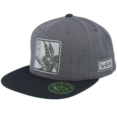 Yu-Gi-Oh! - Grau Snapback Cap - Dark Magician Grey Engraved Charcoal Snapback - Yu-Gi-Oh @ Hatstore
