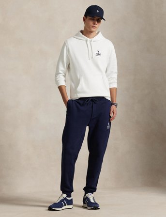 Polo Ralph Lauren Logo Fleece Hoodie - White - XXL