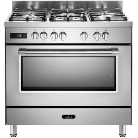 Witt WGC 906 gasspis, rostfritt stål | Vitvaror > Spisar | Bagaren och Kocken