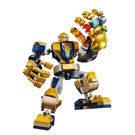 Robot Byggklossleksaker Rörliga Leder Pedagogisk Montering Byggklossmodell För BarnDB