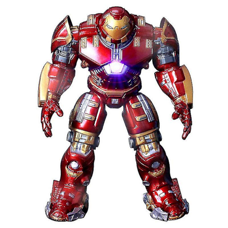 3 Iron Man Anti-Hulk Armor Led Lys Pvc Actionfigur Samleobjekt Modellleke Db