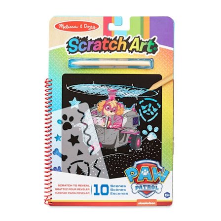 Paw Patrol Scratch Art Pad, Skye - Melissa & Doug