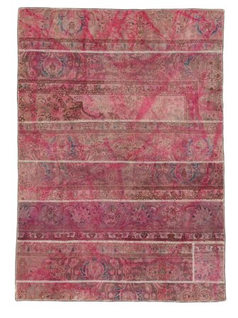 Patchwork Rug Modern Dark Red/Red (Wool, Persia)