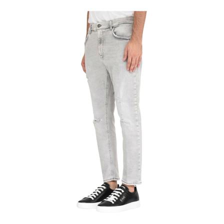 Dondup Straight Jeans , Grijs , Heren , Maat: W34