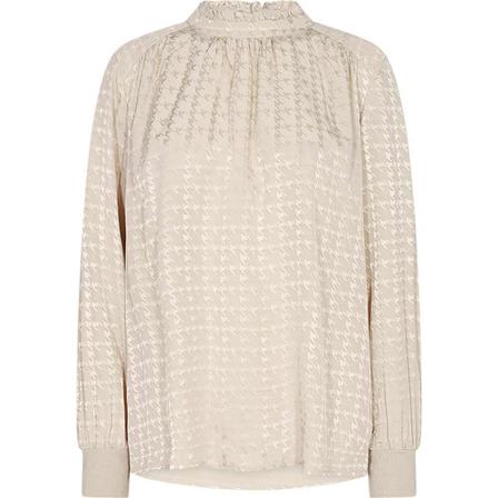 Freequent Stunning blouse moonbeam , Beige , Dames , Maat: 2XL