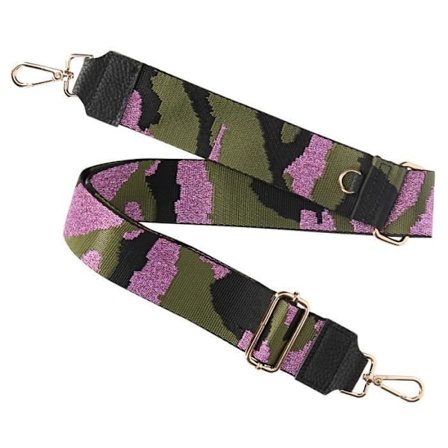 Telefonaccessoar - Axelrem - Glit Camo-mönster - Glittrande kamouflage - Svart - Unisex