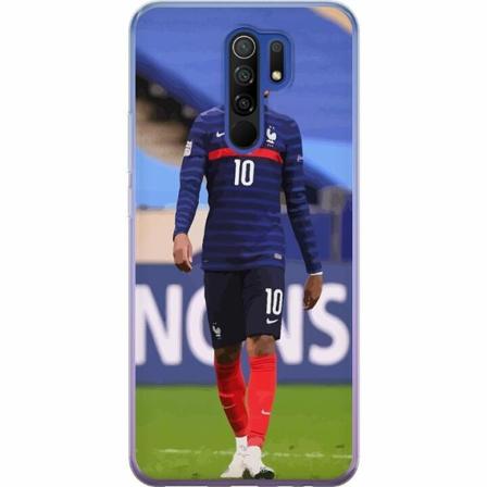 Xiaomi Redmi 9 Genomskinligt Skal Kylian Mbappé