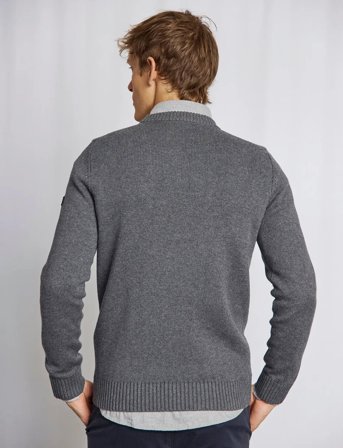 Bruun & Stengade Bs Thorstein Regular Fit Knitwear - Grey - S