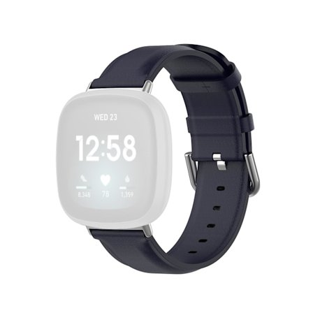 Marinblå Marinblå kompatibel med Fitbit Versa 3 / Fitbit Sense Armband