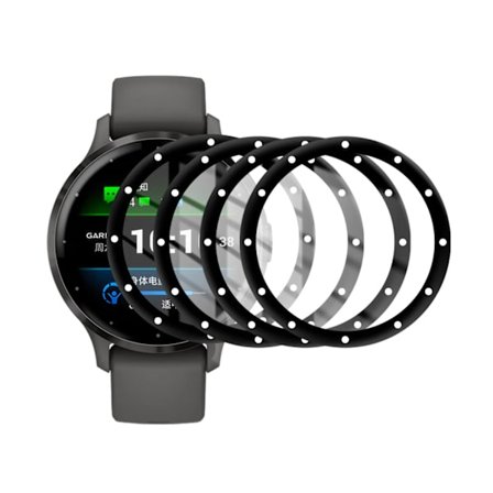 Venu3 3S Skärmskydd kompatibelt med Garmin Venu 3 Böjd Kant Film Anti-repa skyddsfilm Ej Glas kompatibelt med Garmin Klocktillbehör