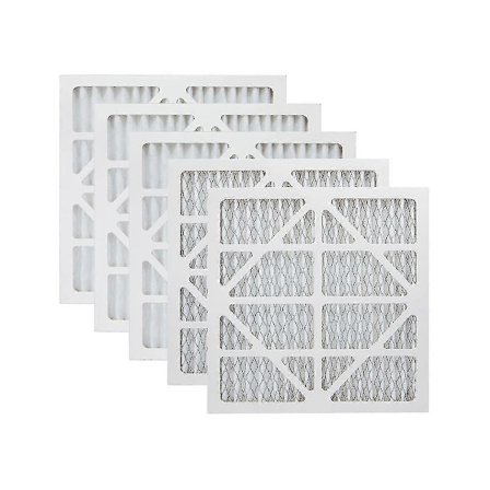 5-pack Filter Ersättningsset kompatibelt med Merv-10 Pureairo Hepa Pro Air Scrubber