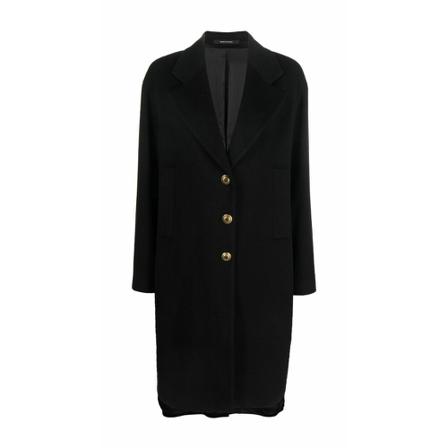 Tagliatore, Single Breasted Coat Zwart, Dames, Maat:M
