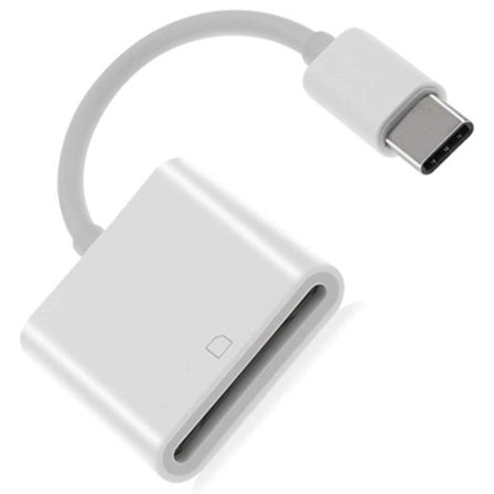 USB-C til SD-kortlæser iPhone Hvid