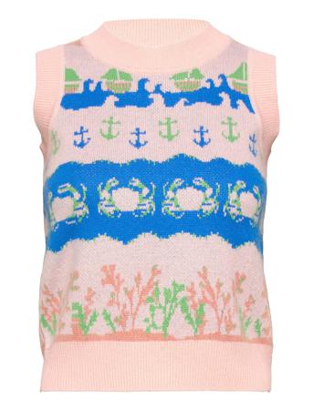 Voiler Vest Vests Knitted Vests Monivärinen/Kuvioitu Helmstedt
