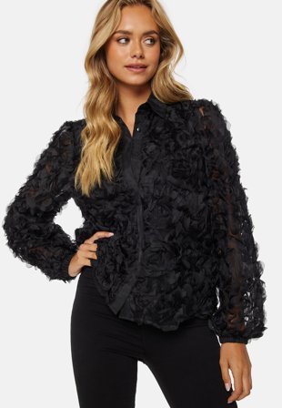 YAS-Yasroso LS Neck Shirt-XS